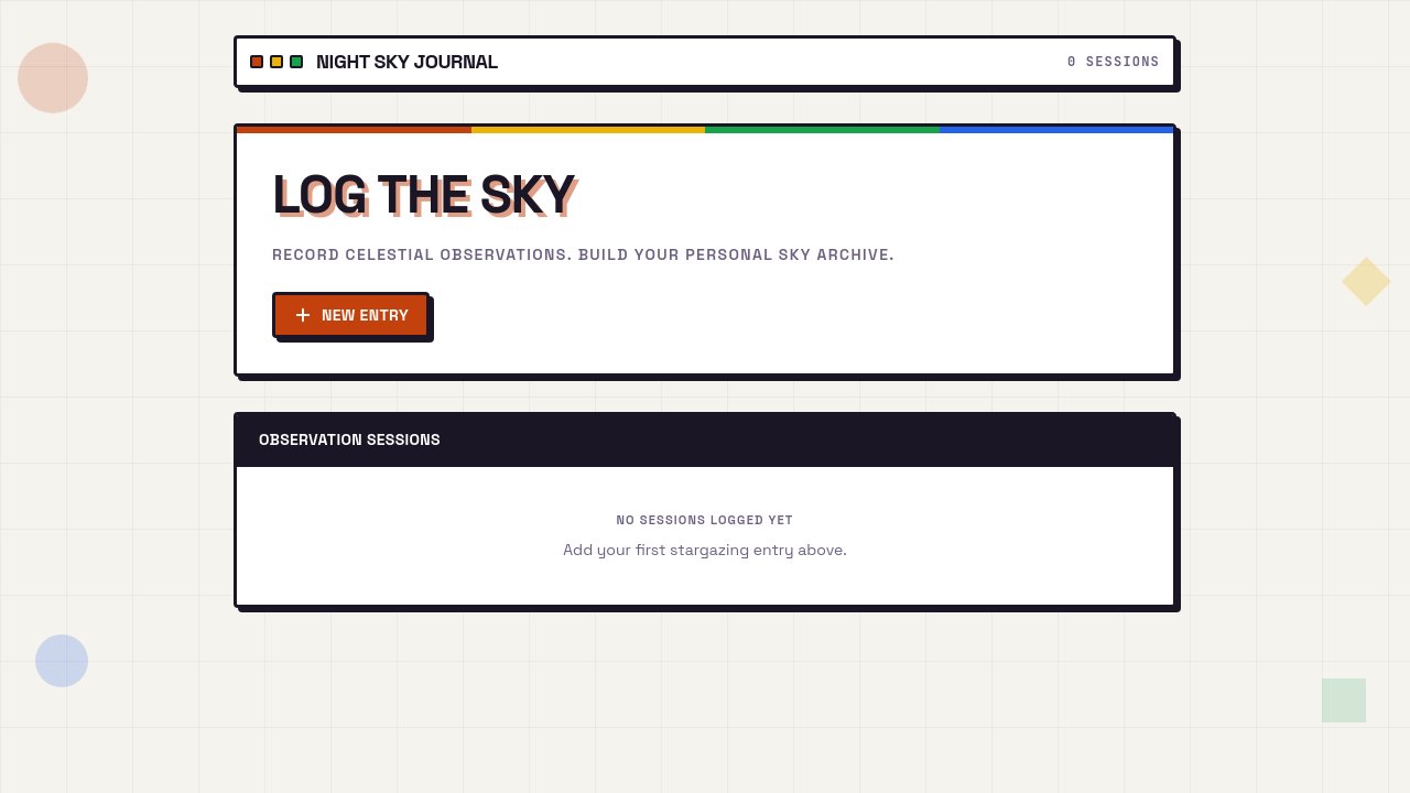 night-sky-journal